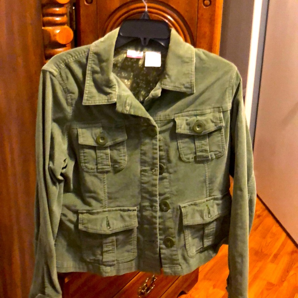 Corduroy Green Jacket